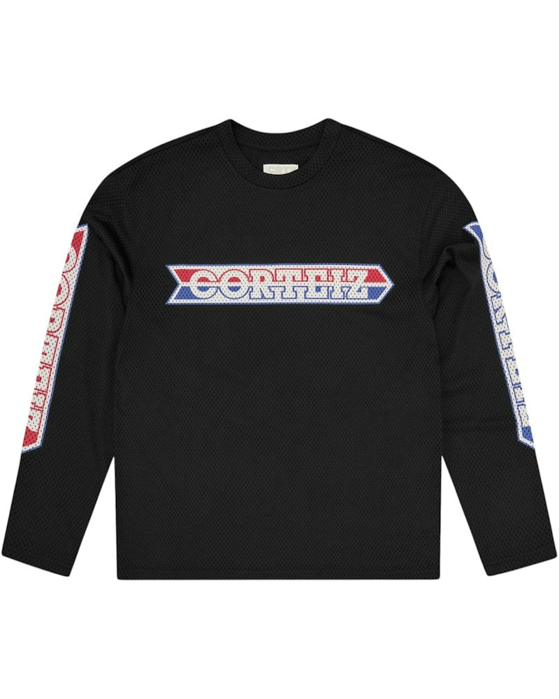 Corteiz Race Mesh L/S Jersey - Black
