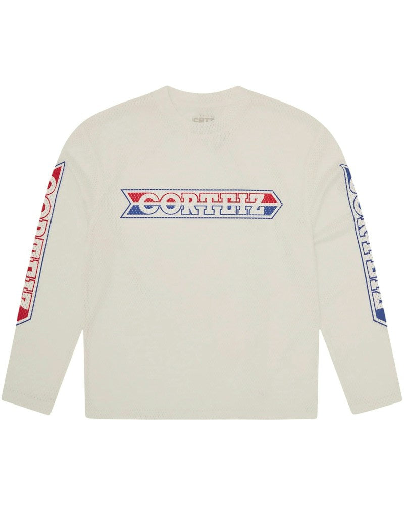 Corteiz Race Mesh L/S Jersey - Off White
