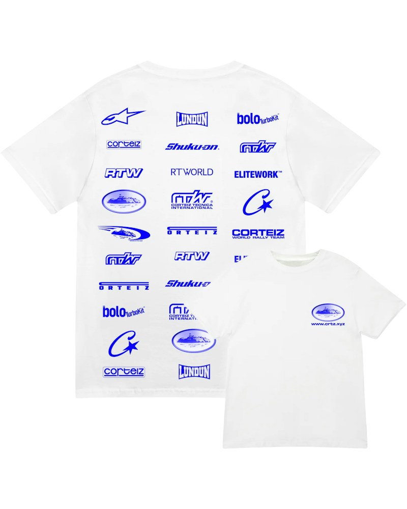 Corteiz Rally Vinylz Tee - White