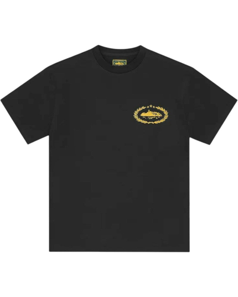 Corteiz Royale Heavyweight Tee - Black/Yellow