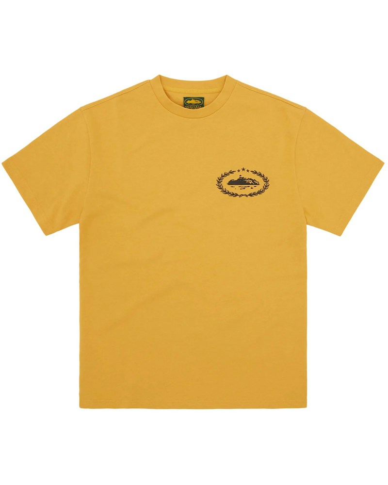 Corteiz Royale Heavyweight Tee - Mustard