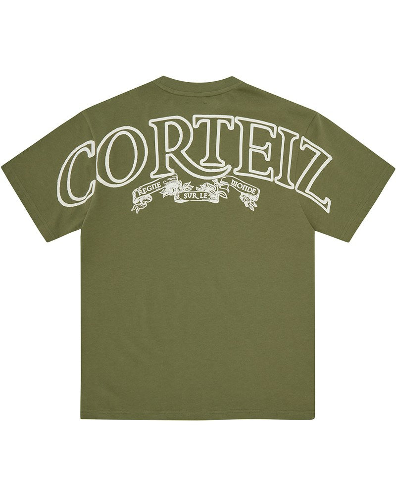 Corteiz Royale Heavyweight Tee - Olive