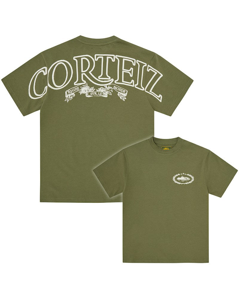 Corteiz Royale Heavyweight Tee - Olive