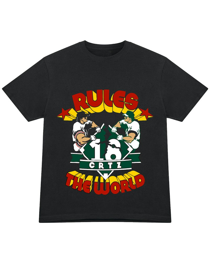 Corteiz Rtw Baseball T-Shirt - Black