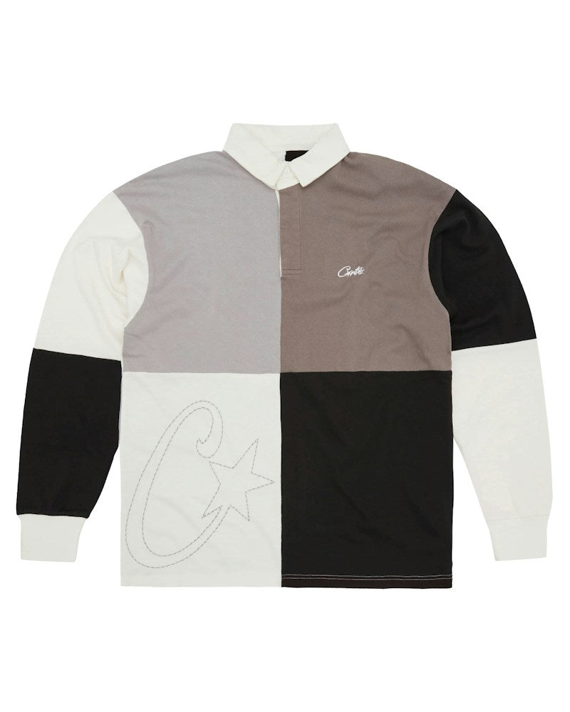 Corteiz Rugby Shirt - Greyscale