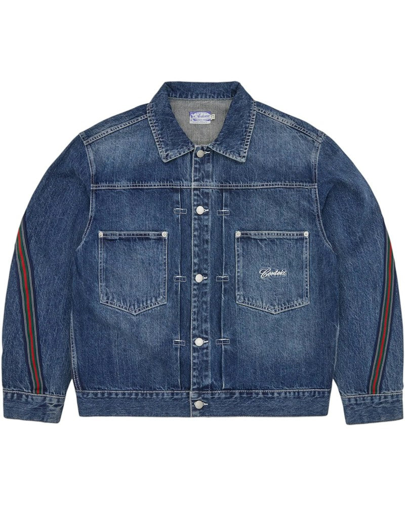 Corteiz Savoy Denim Jacket - Chalk Wash