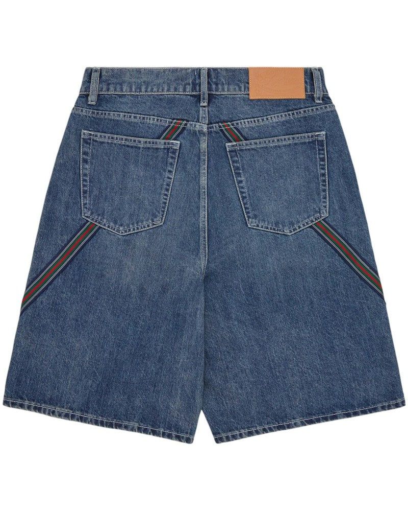 Corteiz Savoy Denim Short - Chalk Wash
