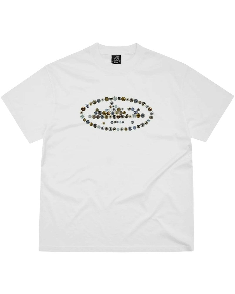 Corteiz Screws Island Tee - White