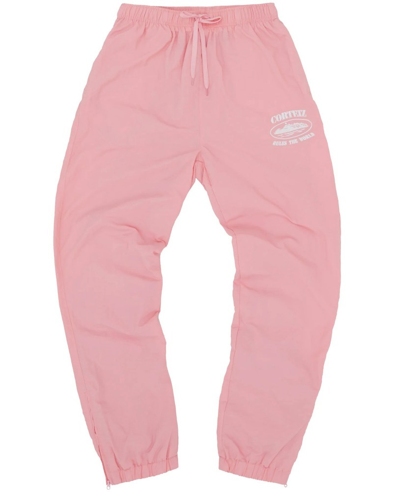 Corteiz Shukushuku Bottoms - Baby Pink