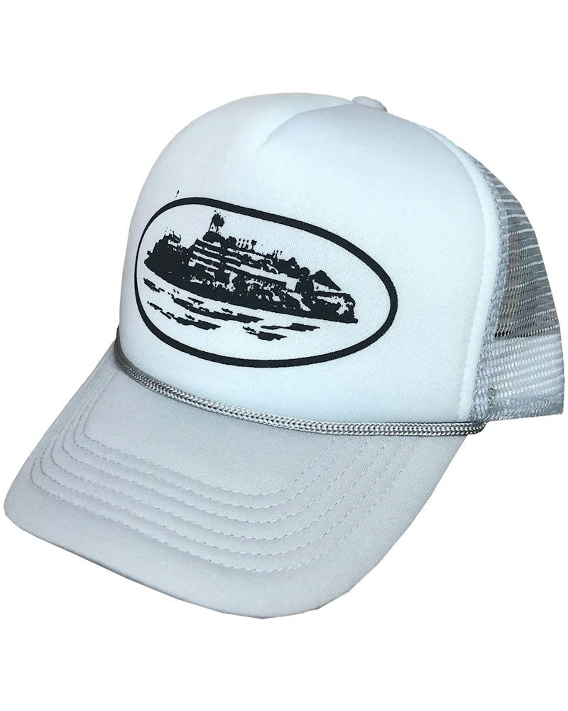 Corteiz Silva Trucker Hat - White