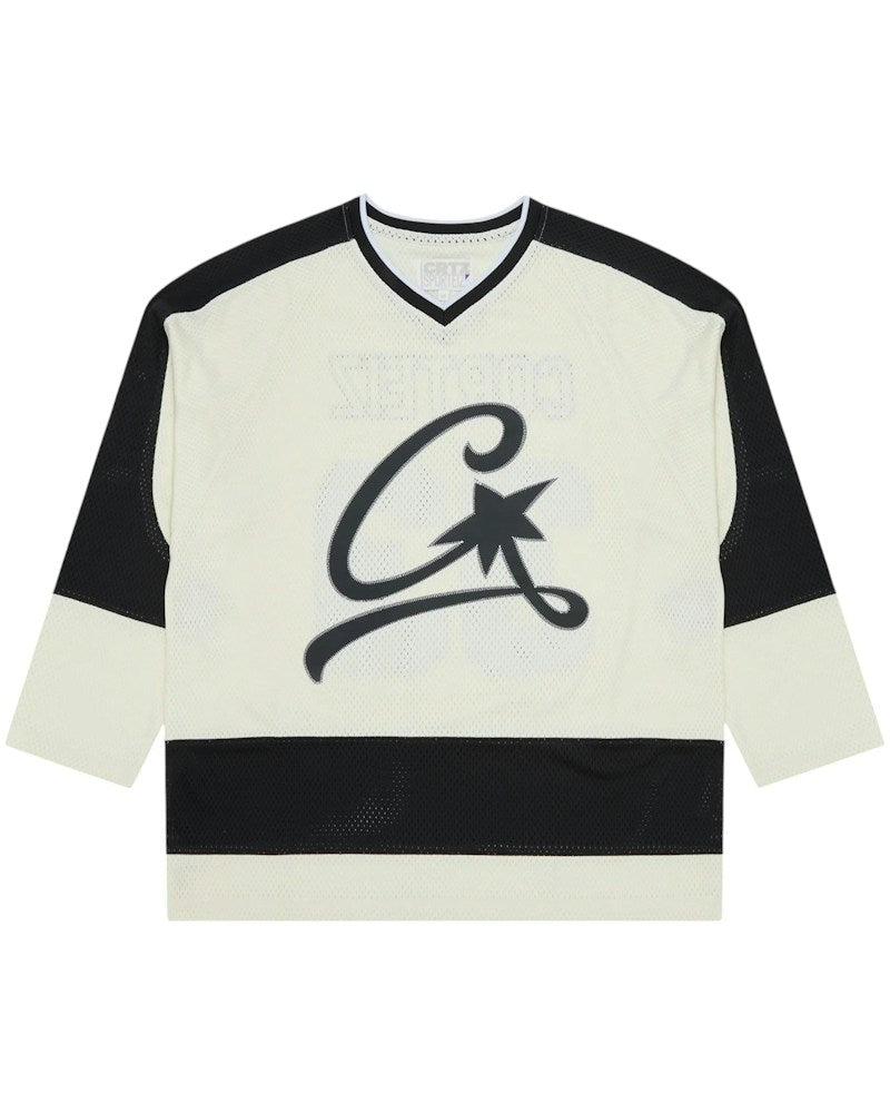 Corteiz Sin Bin Mesh Jersey - Cream