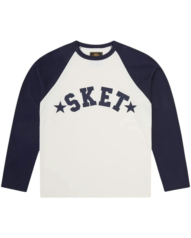 Corteiz Sket Raglan L/S Top - Navy