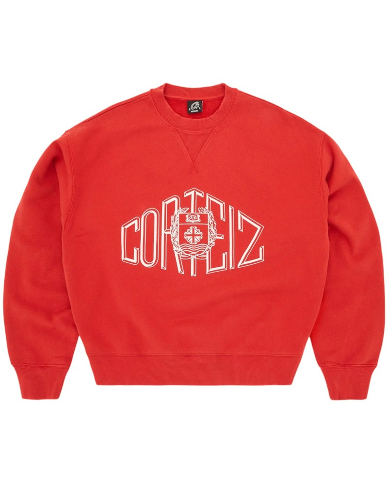 Corteiz Sophomore Crewneck - Red