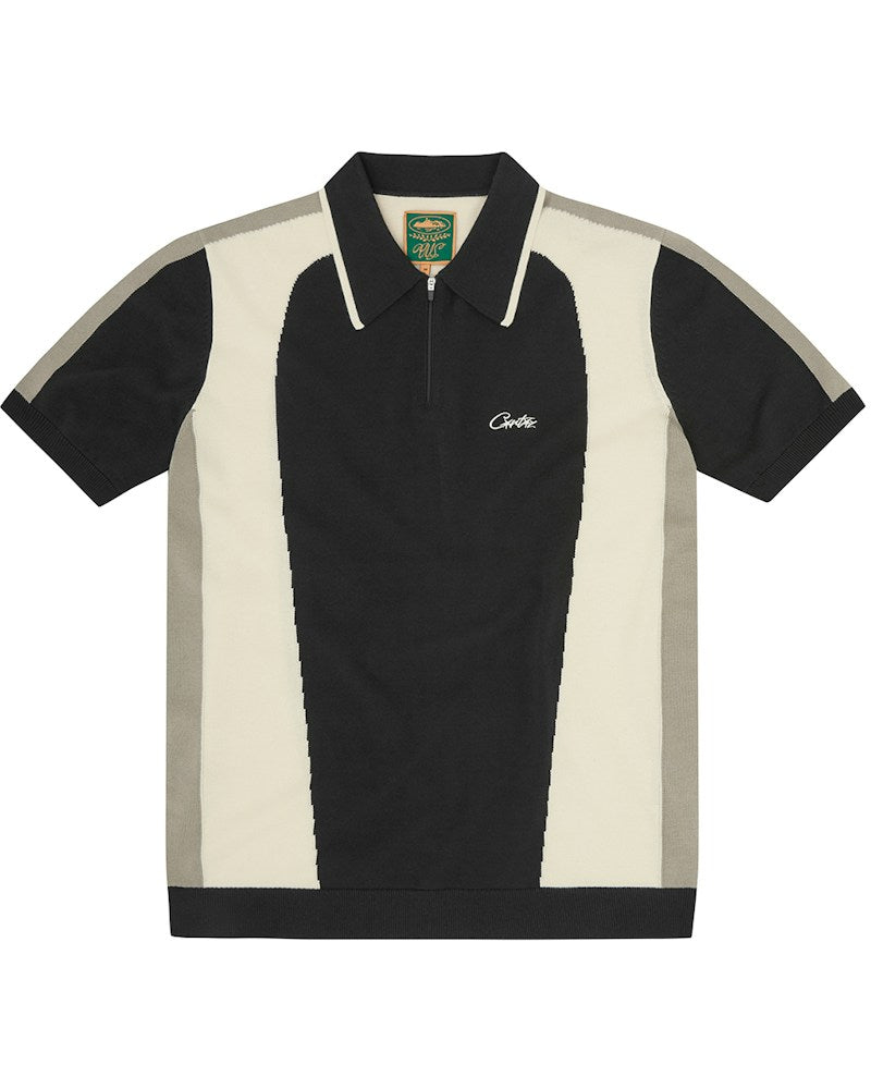Corteiz Soprano Knit Polo - Black