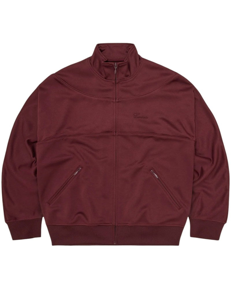 Corteiz Speciale Track Jacket - Burgundy