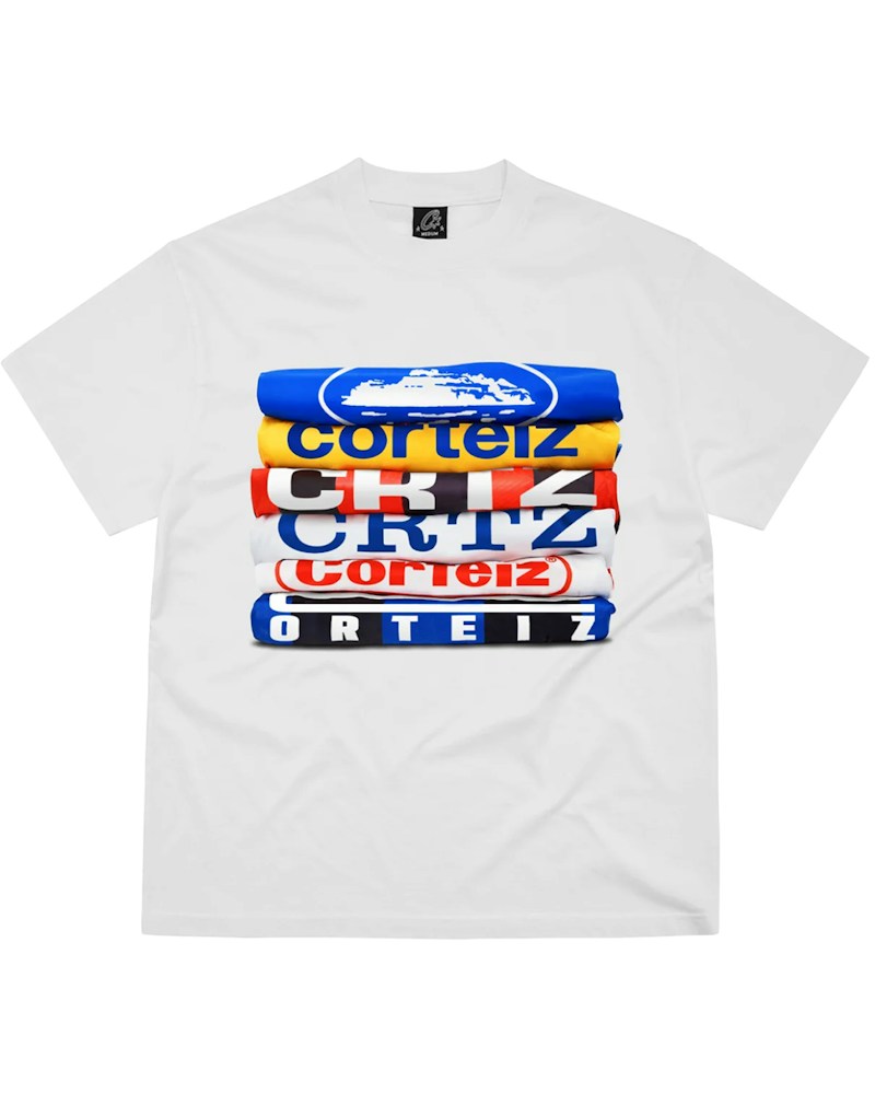 Corteiz Stack Tee - White