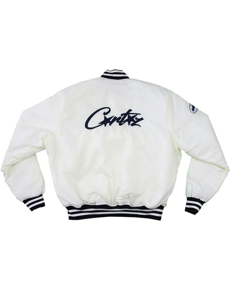 Corteiz Stadium Jacket - White