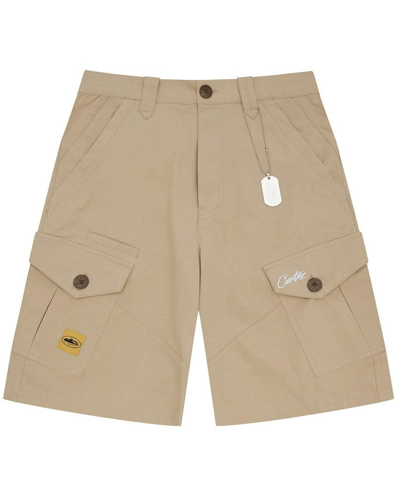 Corteiz Storm Cargo Shorts - Beige