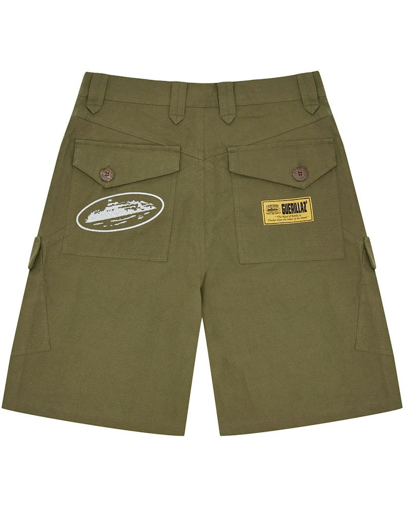 Corteiz Storm Cargo Shorts - Khaki