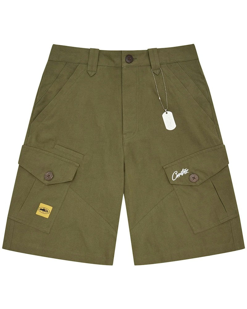 Corteiz Storm Cargo Shorts - Khaki