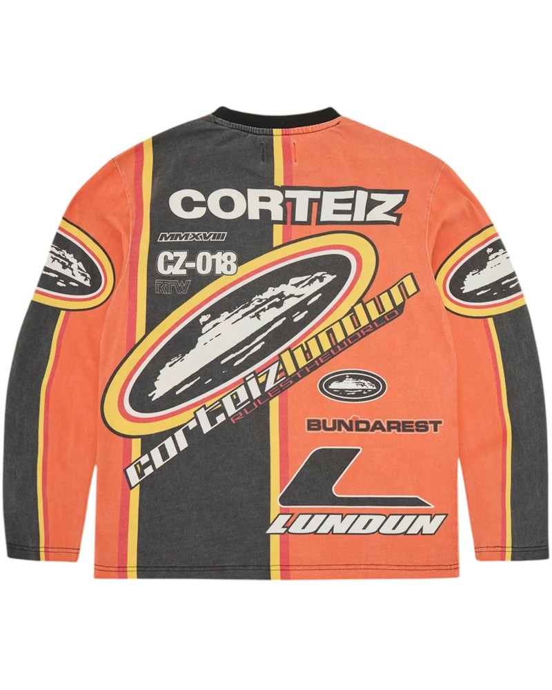 Corteiz Supercross Cotton Jersey - Orange