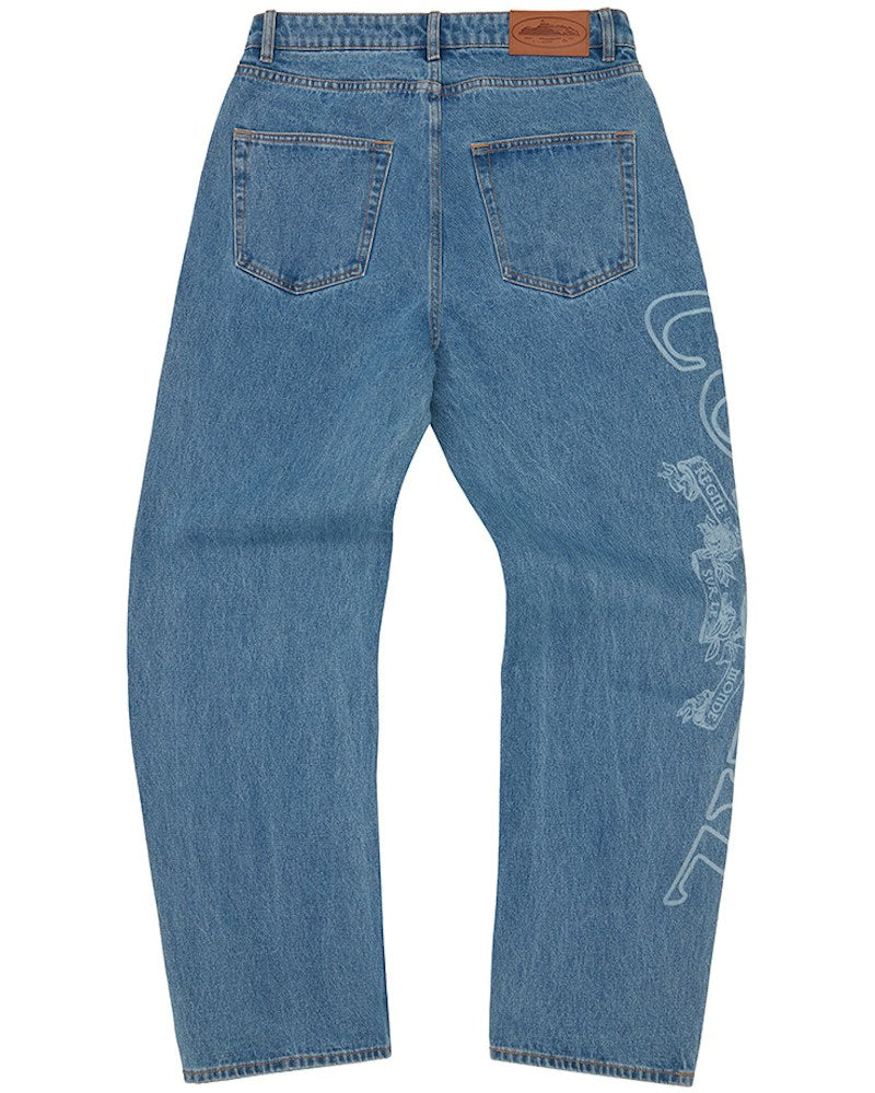 Corteiz Superior Royale Denim Jeans - Washed Blue