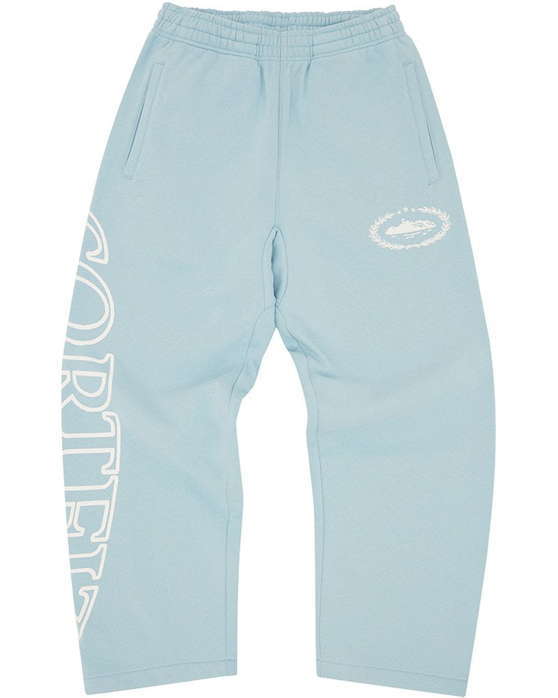 Corteiz Superior Royale Open Hem Pant - Baby Blue