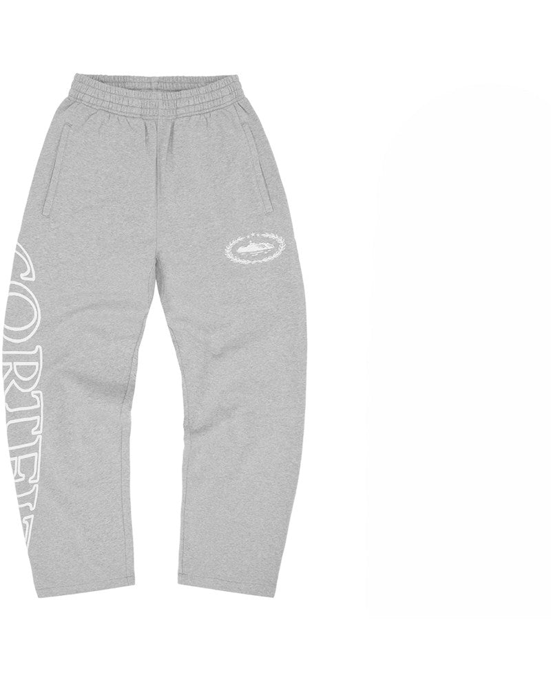 Corteiz Superior Royale Open Hem Pant - Heather Grey
