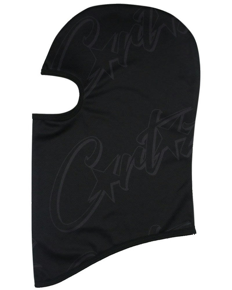 Corteiz Triple Black Liteweight Ski Mask - Black