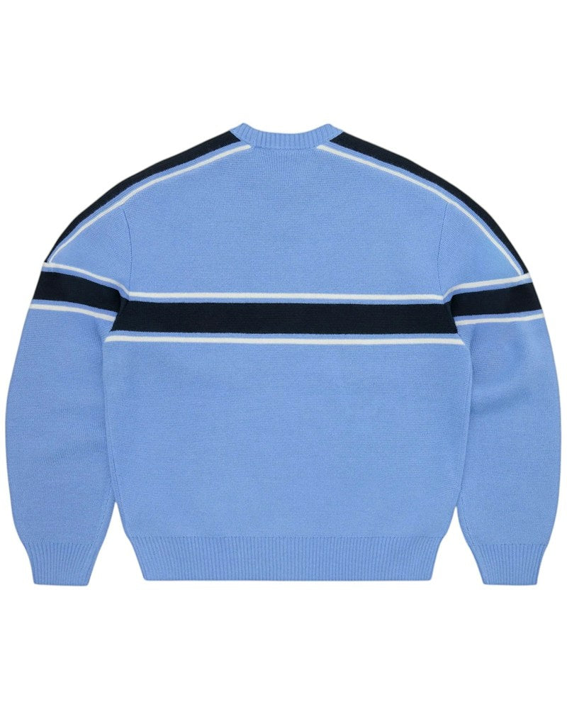 Corteiz Turismo Knit Sweater - Baby Blue