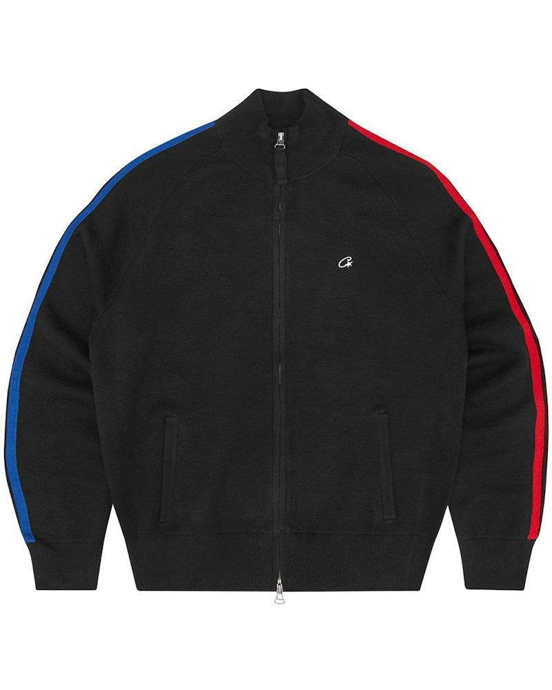 Corteiz VVS Knit-Zip - Black/Red/Blue
