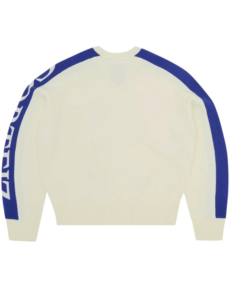 Corteiz VVS Panel Knit Sweater - Cream