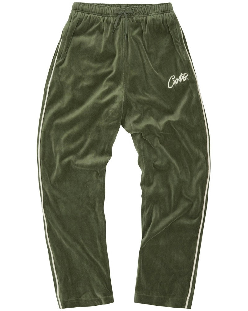 Corteiz VVS Velour Bottoms - Green