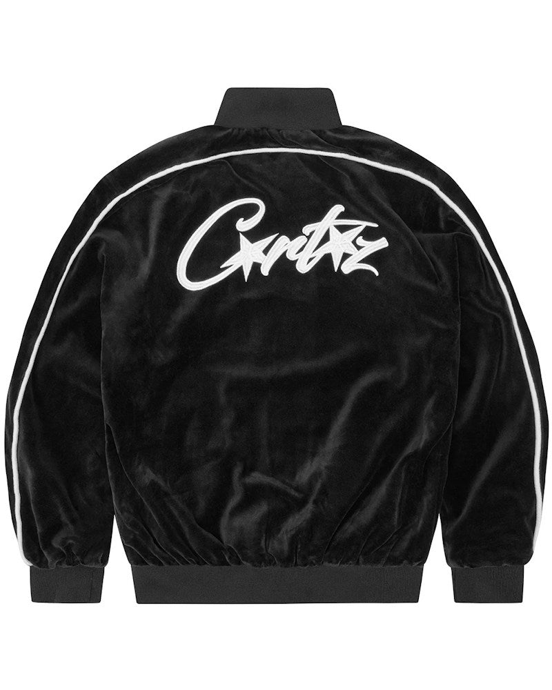 Corteiz VVS Velour Jacket - Black