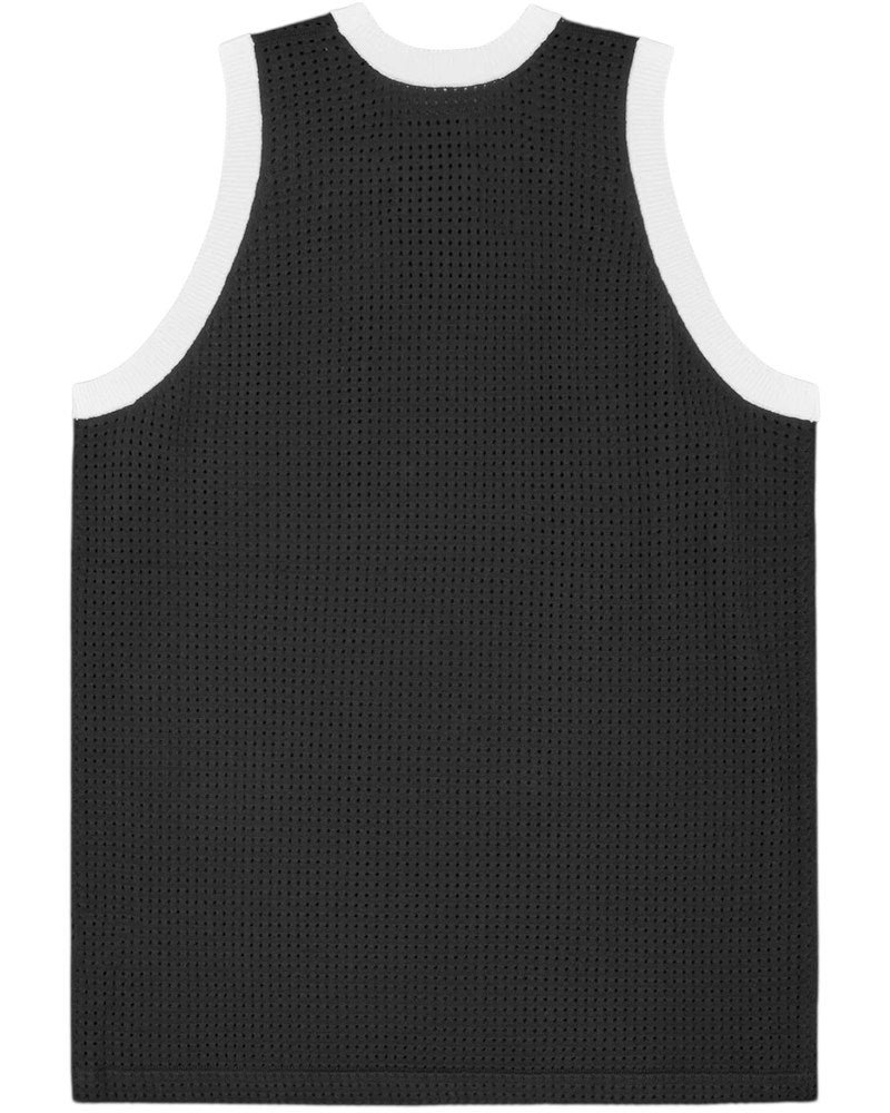 Corteiz Vice Mesh Knit Vest - Black