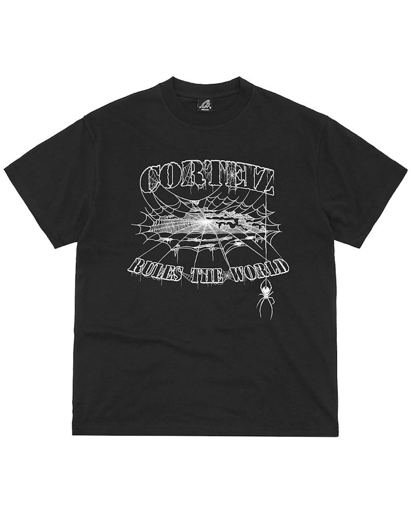 Corteiz Web Alcatraz Tee - Black