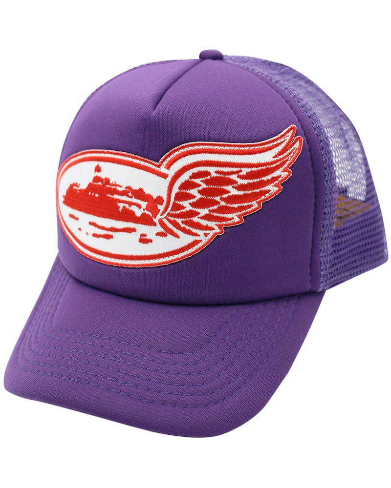 Corteiz Wing Alcatraz Trucker Hat - Purple