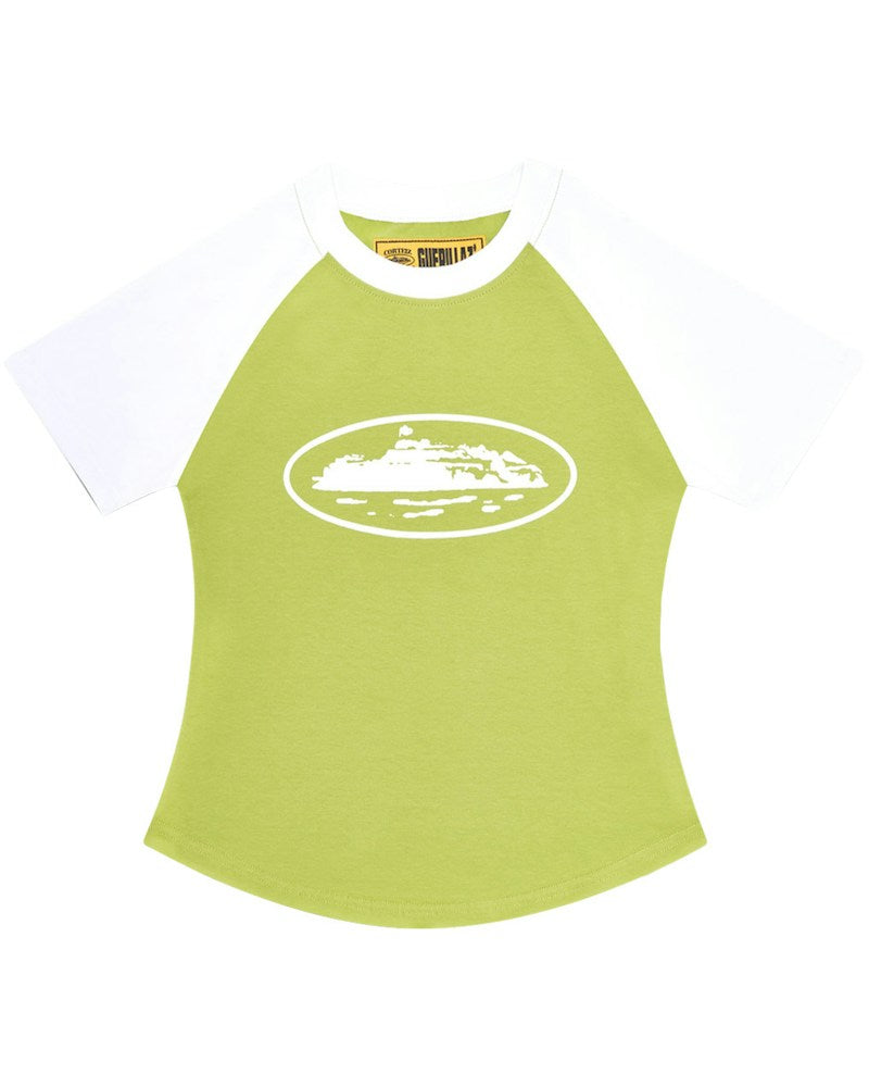 Corteiz Womens Baby Top - Sage Green