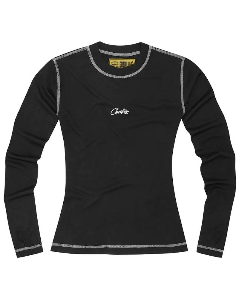 Corteiz Women's Mesh Longsleeve - Black