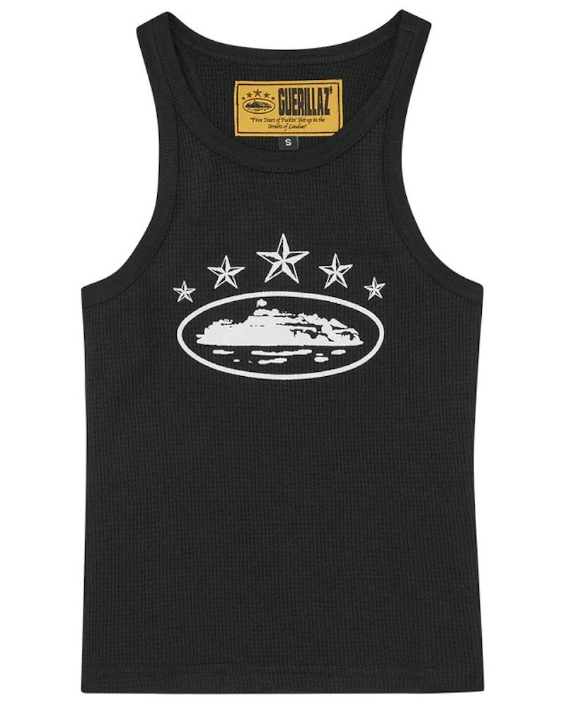 Corteiz Women's 5 Starz Alcatraz Tank Top - Black