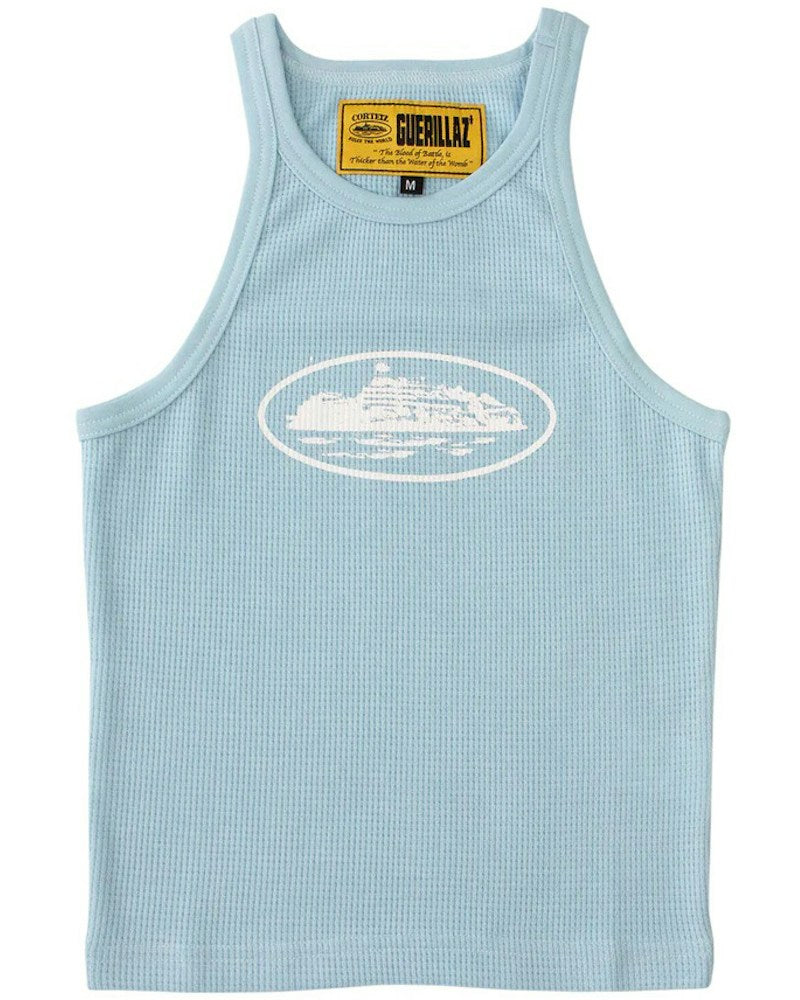 Corteiz Women's Alcatraz Tank Top - Baby Blue