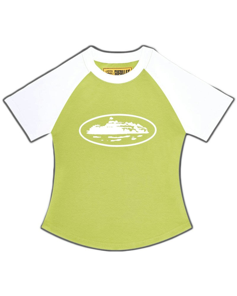 Corteiz Womens Baby Top - Sage Green (2)