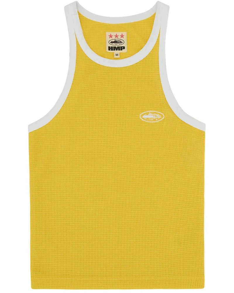 Corteiz Women's Classic Tank Top - Yellow/White