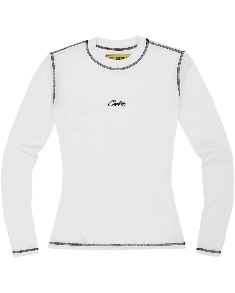 Corteiz Women's Mesh Longsleeve - White