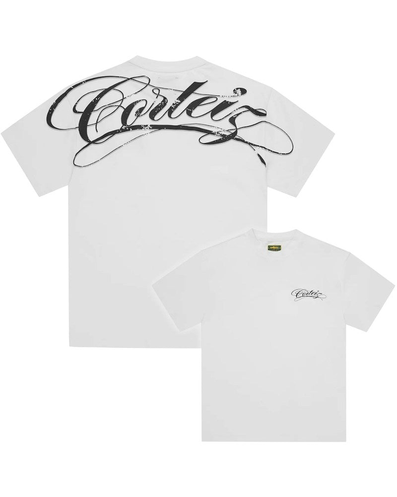 Corteiz Write-Off Heavyweight Tee - White