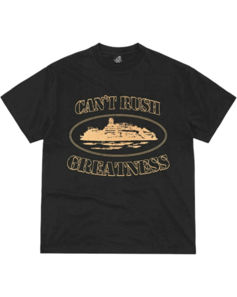 Corteiz x Central Cee Can't Rush Greatness Tee - Black