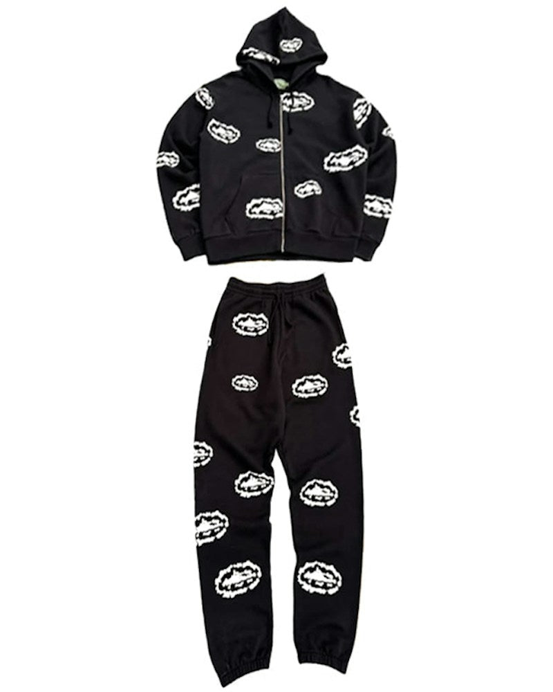 Corteiz x Denim Tears Cotton Wreath Sweatsuit
