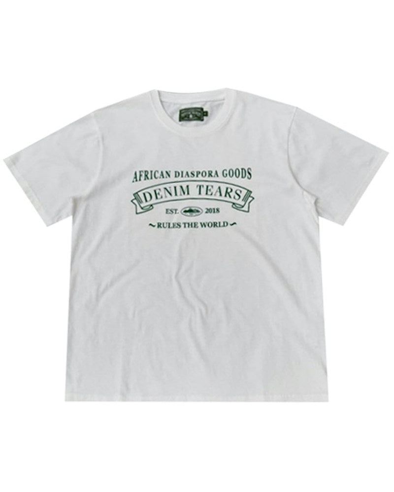 Corteiz x Denim Tears Logo Tee - White