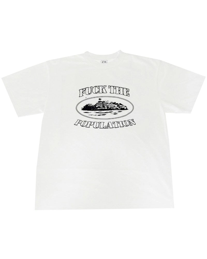 Corteiz x FTP Alcatraz Tee - White