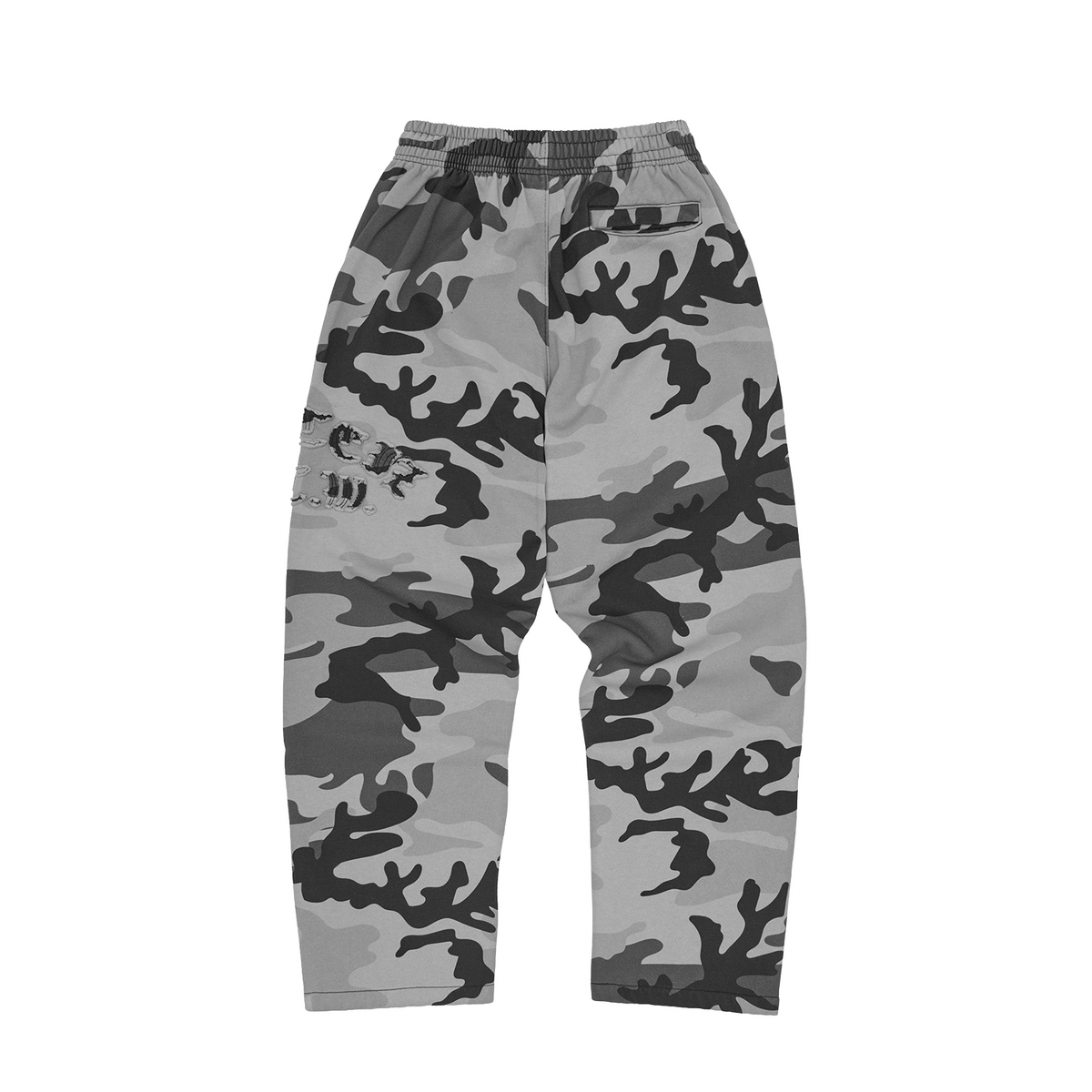 Corteiz Diplomatic Open Hem Sweatpant - Washed Camo
